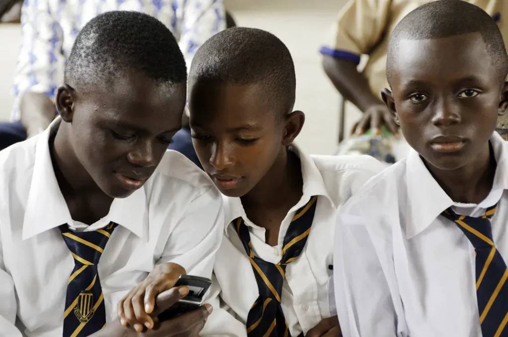 Africa Boys School Children