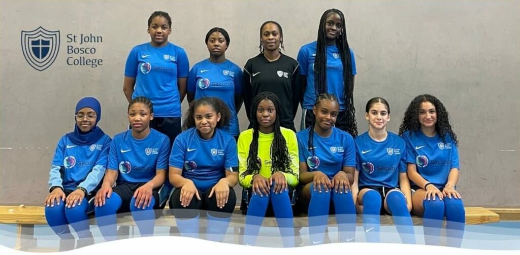 U13 girls football team st john bosco e1713456280253